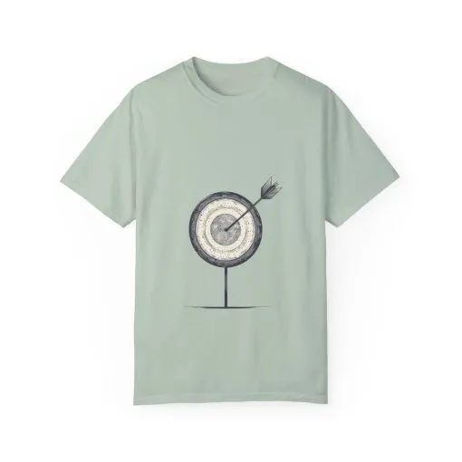 Unisex Garment-Dyed T-Shirt - Target Design for Archery Lovers - Image 13