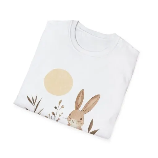 Spring Easter Bunny Graphic Unisex T-Shirt - Image 8