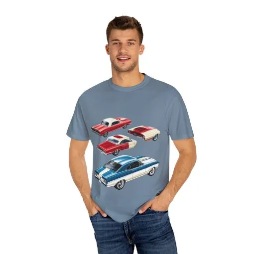 Classic Muscle Car Graphic Unisex T-Shirt – Perfect Gift for Auto Enthusiasts & Retro Lovers - Image 23