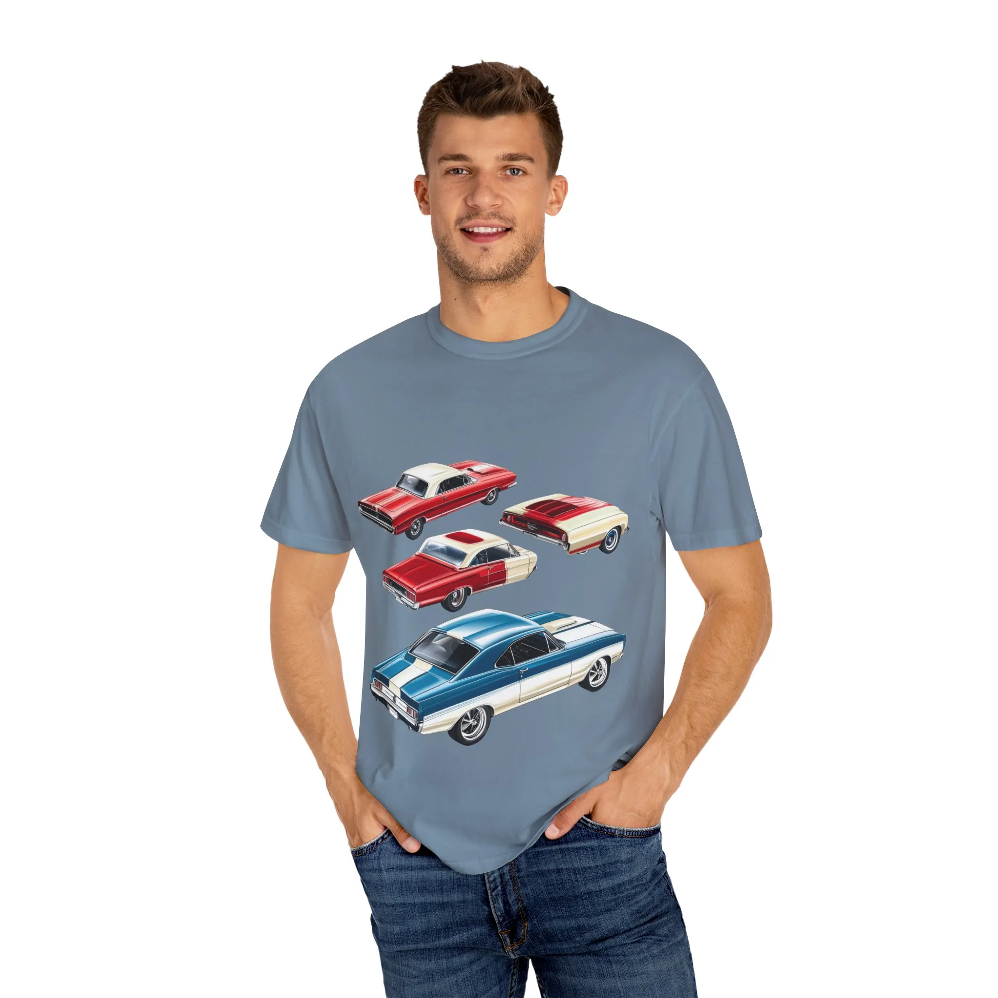 Classic Muscle Car Graphic Unisex T-Shirt – Perfect Gift for Auto Enthusiasts & Retro Lovers - Image 23