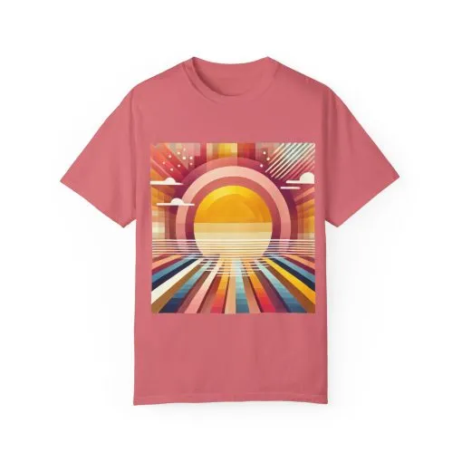 Retro Sunset Unisex T-Shirt - Beach Vibes Tee for Summer Adventures - Image 25