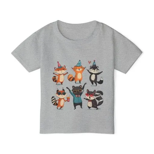 Fun Party Animal Toddler T-Shirt - Cute Animal Design - Image 7
