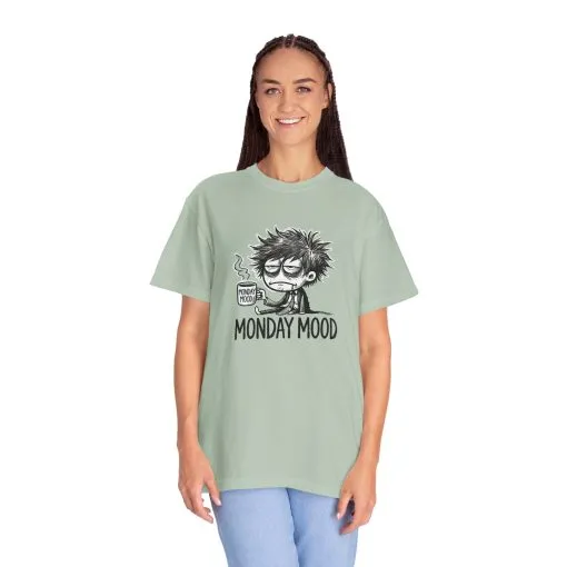 Unisex 'Monday Mood' Garment-Dyed T-Shirt - Perfect for Casual Days - Image 13