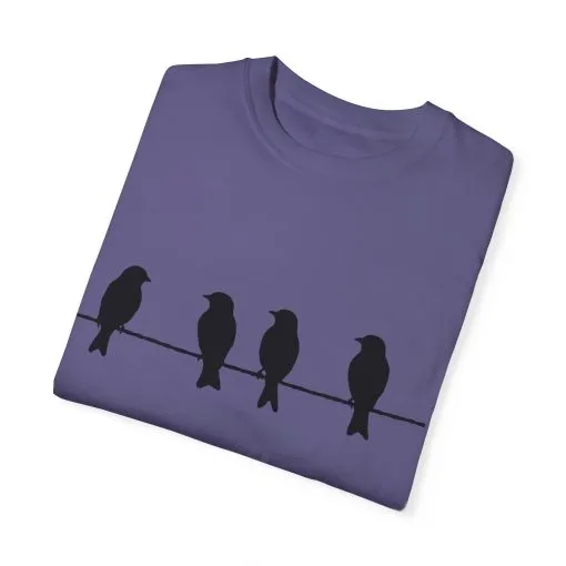 Minimalist Bird Silhouette Unisex T-Shirt - Image 30