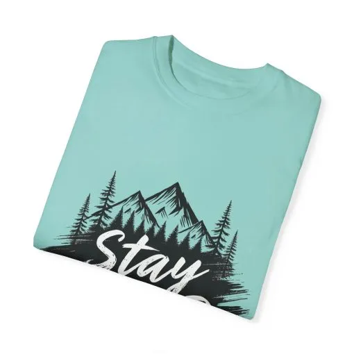 Stay Wild Unisex Garment-Dyed T-Shirt for Adventure Lovers - Image 38