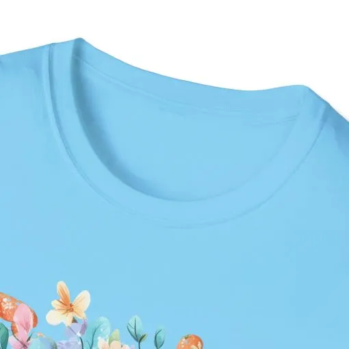 Easter Blessings Unisex Softstyle T-Shirt – Spring Floral Design - Image 22