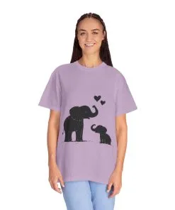 Heartwarming Elephant Love Unisex T-Shirt