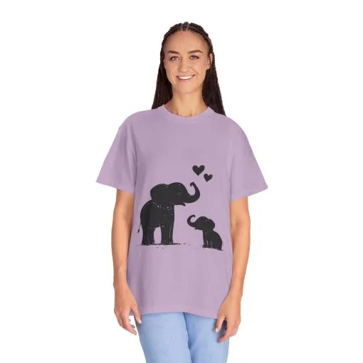 Heartwarming Elephant Love Unisex T-Shirt