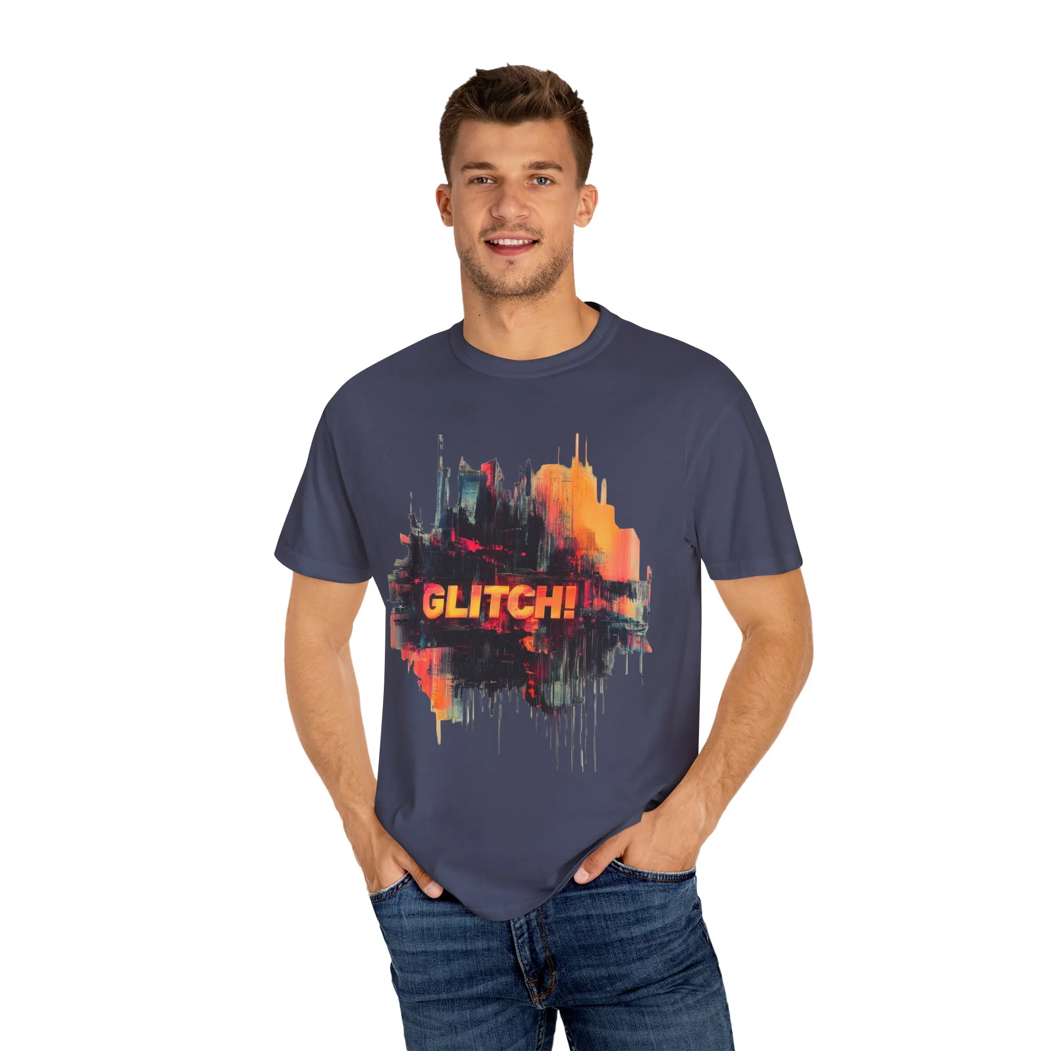 Trendy Unisex ‘GLITCH!’ T-Shirt - Vibrant Streetwear Inspired Tee - Image 23