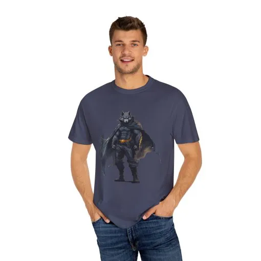 Heroic Wolf T-Shirt | Unisex Garment-Dyed Tee for Animal Lovers & Comic Fans - Image 43