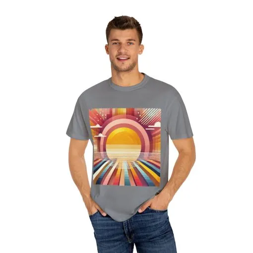 Retro Sunset Unisex T-Shirt - Beach Vibes Tee for Summer Adventures - Image 15