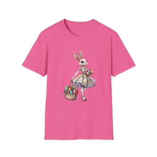 Easter Bunny Softstyle Unisex T-Shirt - Cute Spring Design for Holiday Celebrations - Image 36
