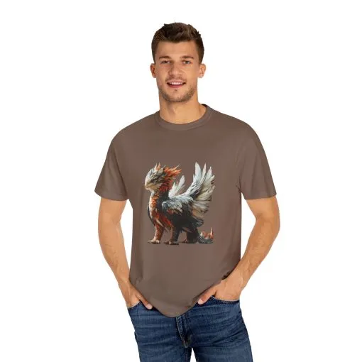 Mythical Creature Unisex Garment-Dyed T-Shirt - Perfect for Fantasy Lovers - Image 15