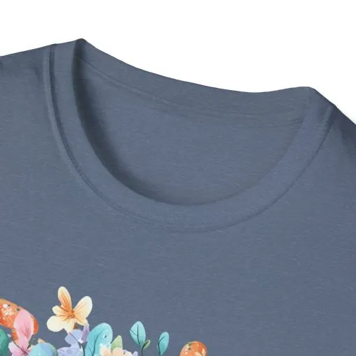 Easter Blessings Unisex Softstyle T-Shirt – Spring Floral Design - Image 37