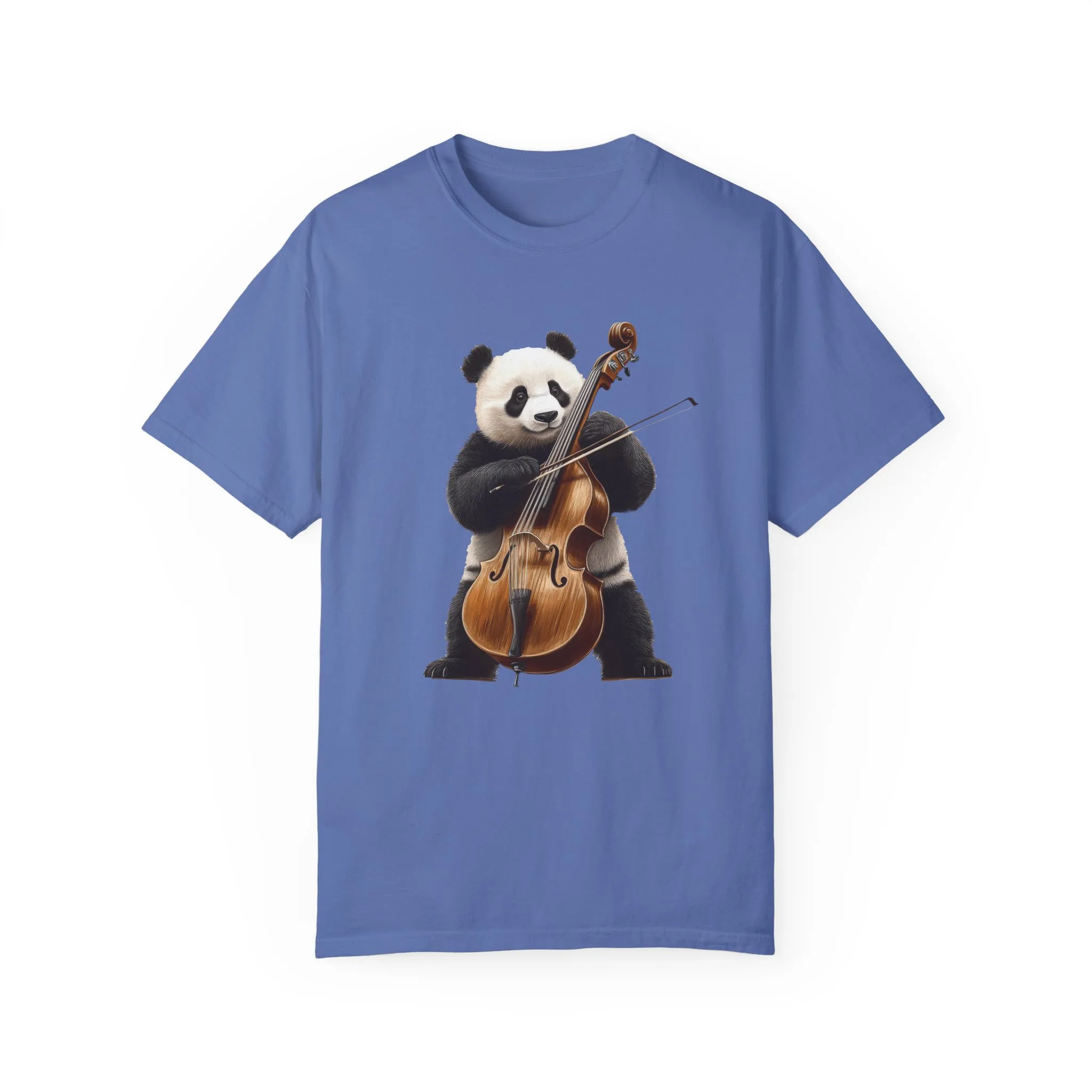 Cute Panda Playing Cello Unisex T-Shirt - Funny Animal Graphic Tee - Image 33