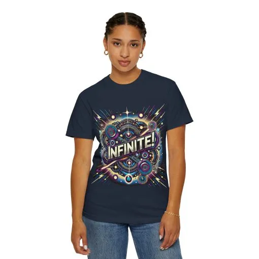 Cosmic Infinite Unisex Garment-Dyed T-Shirt - Explore the Universe - Image 20