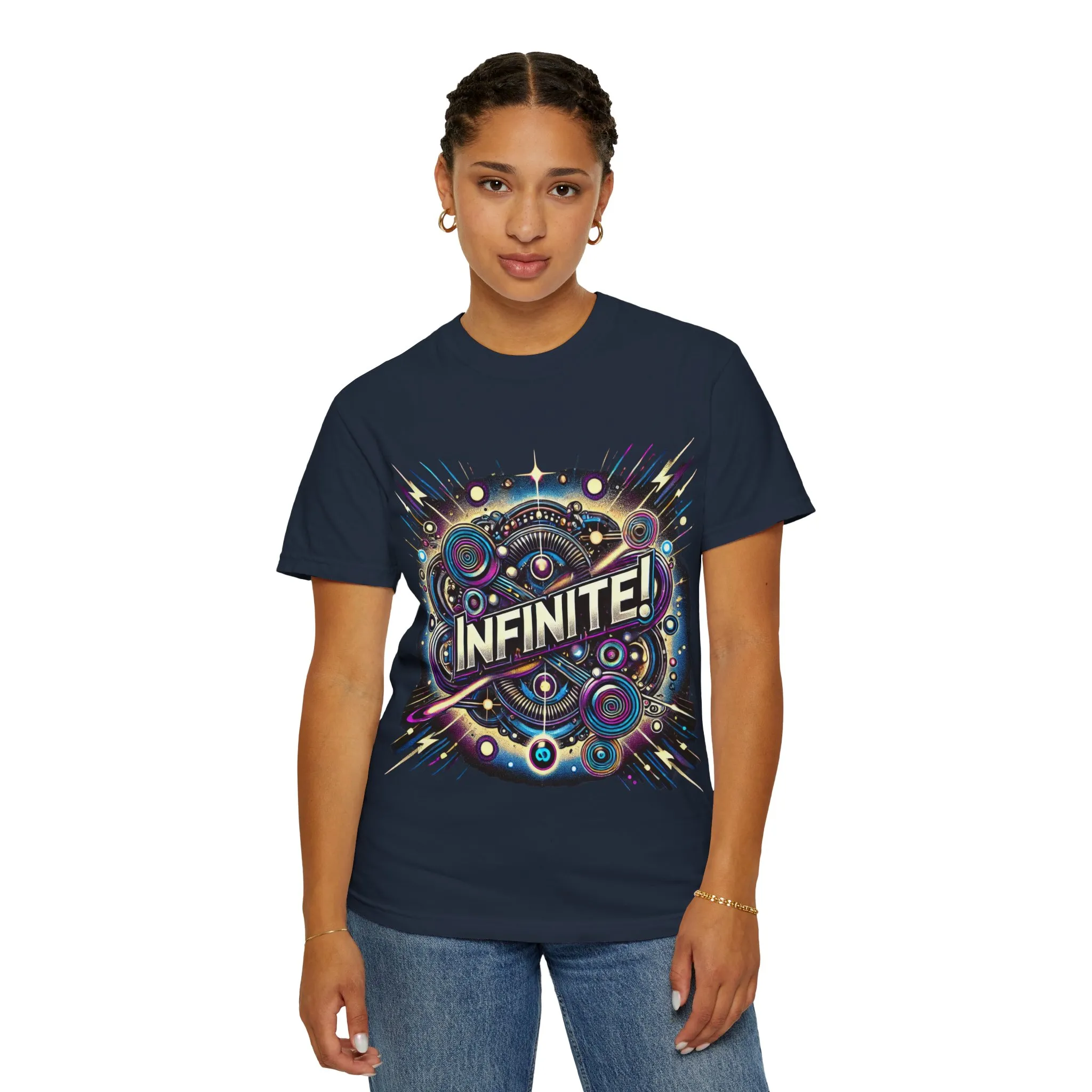 Cosmic Infinite Unisex Garment-Dyed T-Shirt - Explore the Universe - Image 20