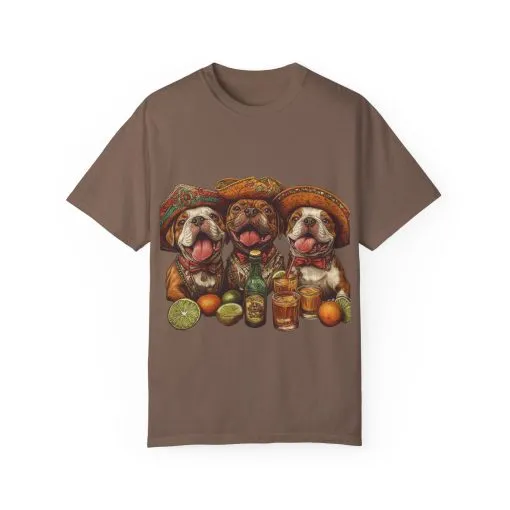 Funny Pug Party T-Shirt - Unisex Garment-Dyed Tee for Dog Lovers - Image 21