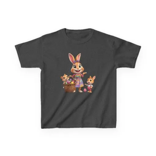 Easter Bunny Kids Tee - Fun and Colorful Heavy Cotton™ Shirt for Spring Celebrations - Image 13