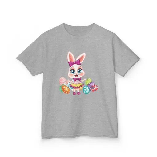 Easter Bunny Kids Tee - Cute Cotton T-Shirt for Spring Celebrations - Image 8