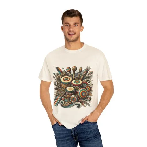 Colorful Bohemian Music Festival T-Shirt - Image 11