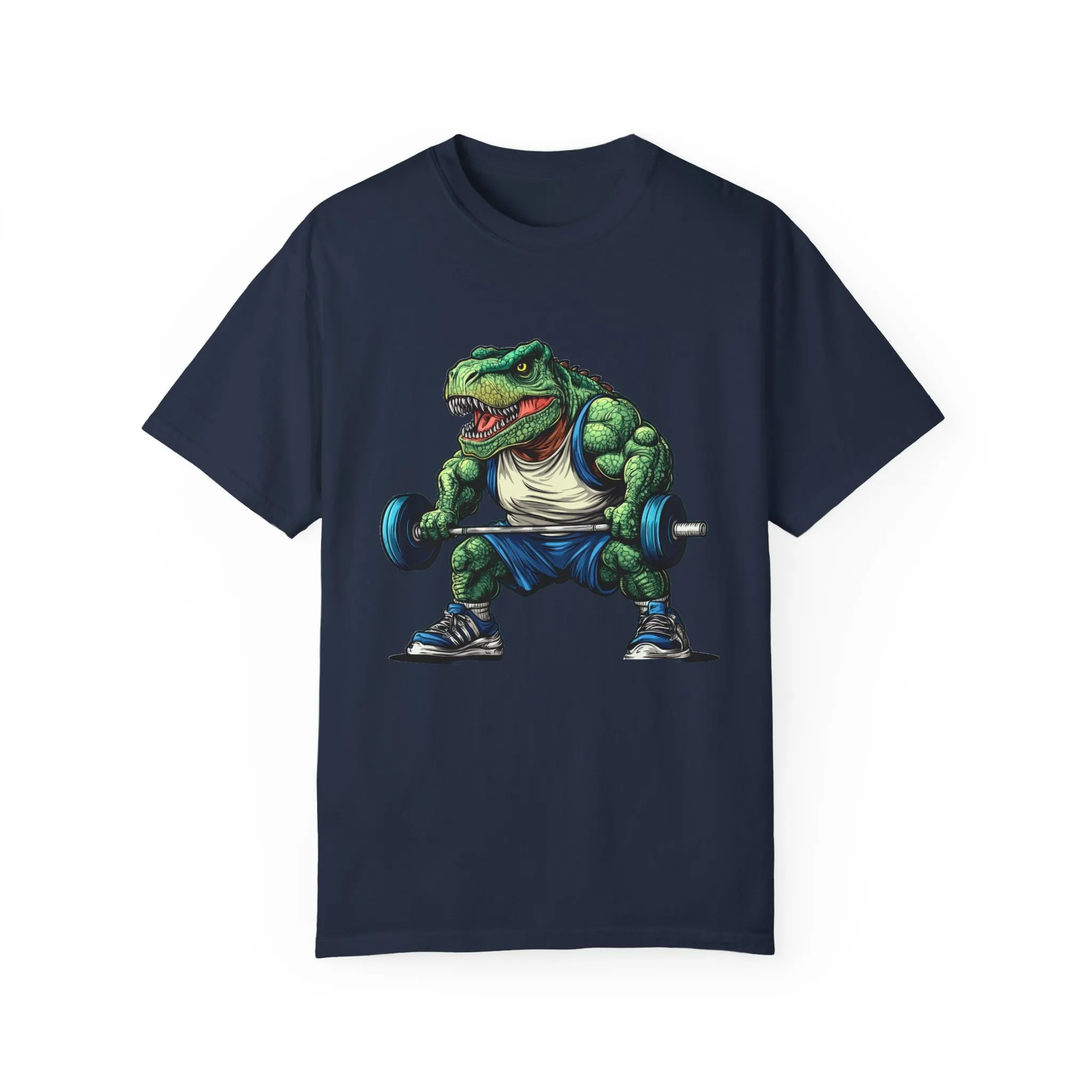 Gym Dinosaur Unisex Garment-Dyed T-Shirt - Fitness Tee for Workout Enthusiasts - Image 42