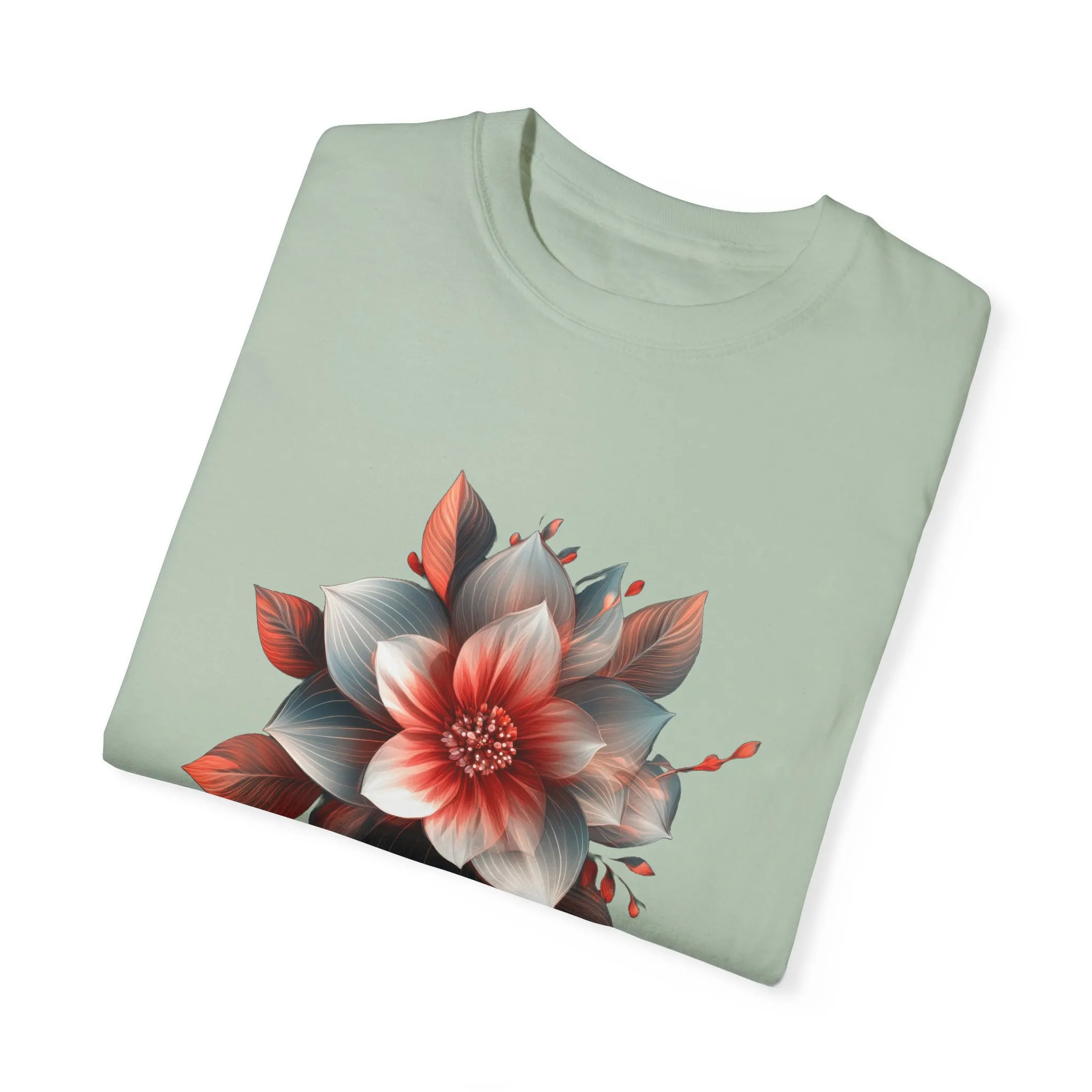 Botanical Floral Unisex Garment-Dyed T-shirt - Perfect for Nature Lovers - Image 18