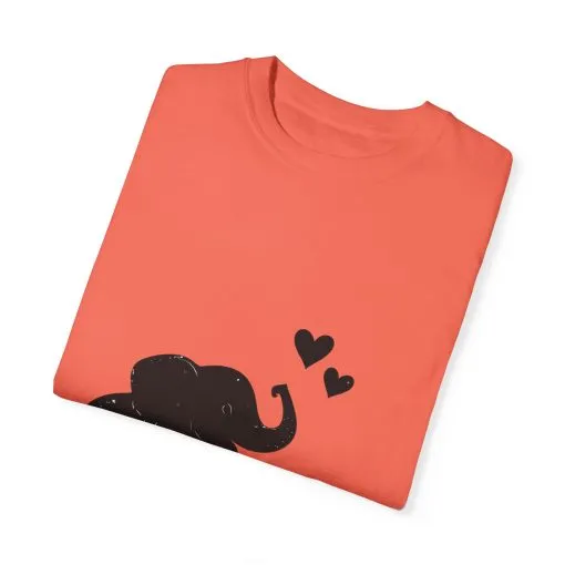 Heartwarming Elephant Love Unisex T-Shirt - Image 10