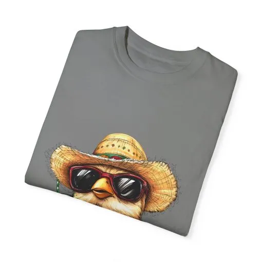 Funny Beach Bird T-Shirt - Unisex Garment-Dyed Summertime Tee - Image 22