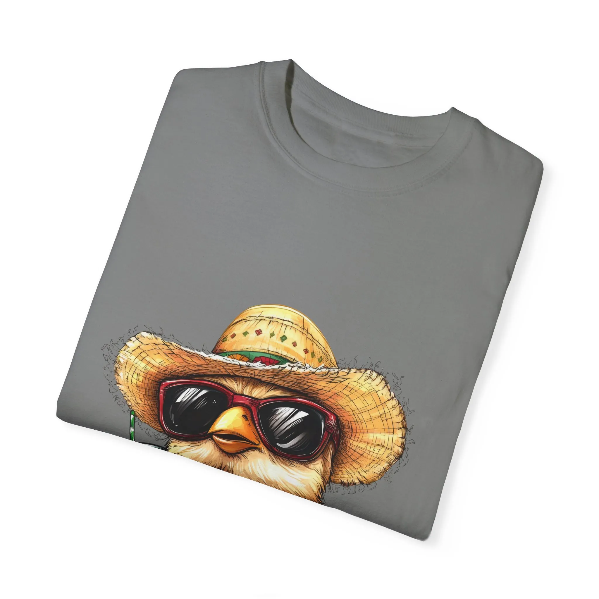 Funny Beach Bird T-Shirt - Unisex Garment-Dyed Summertime Tee - Image 22