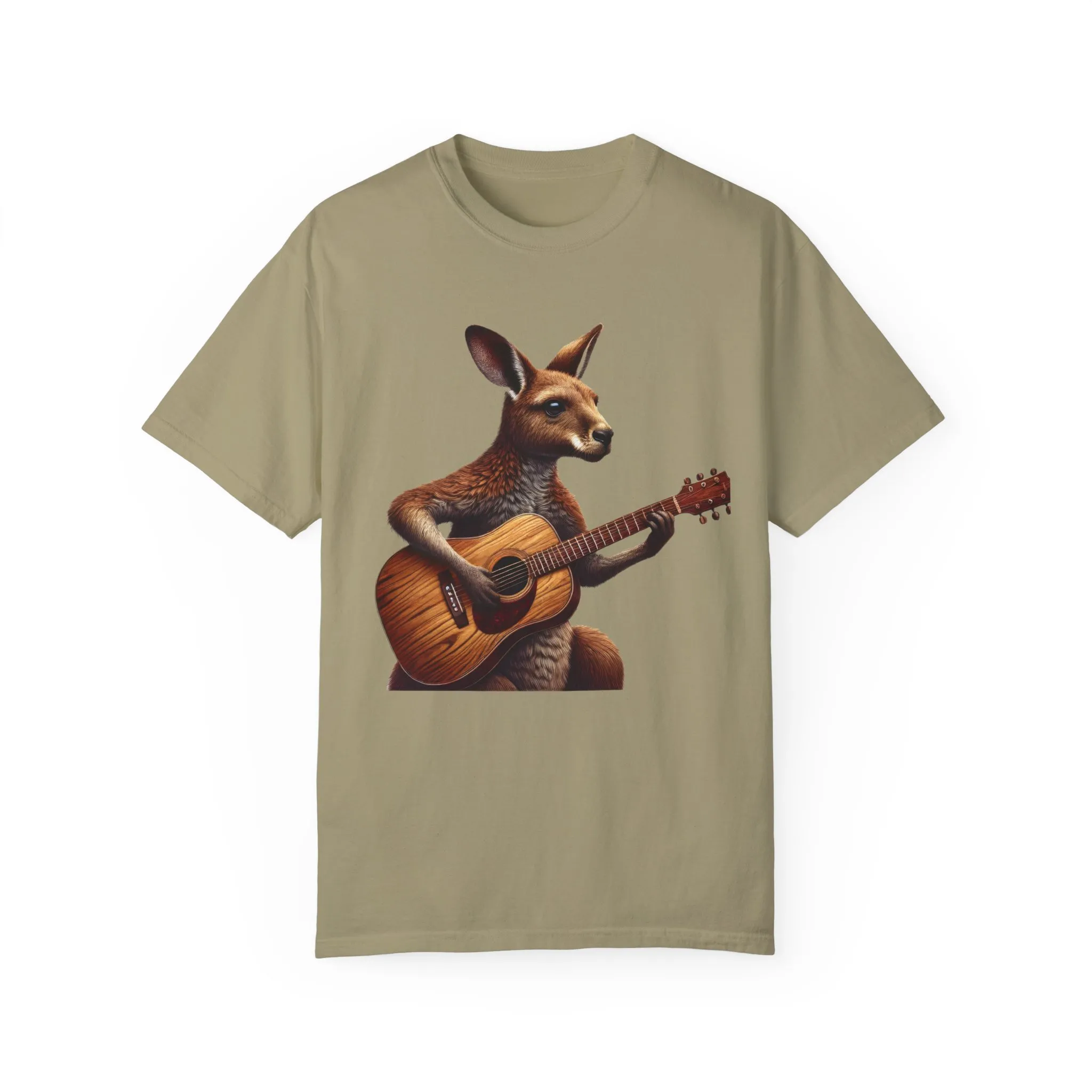 Cool Kangaroo Playing Guitar Unisex T-Shirt - Unique Gift for Music Lovers