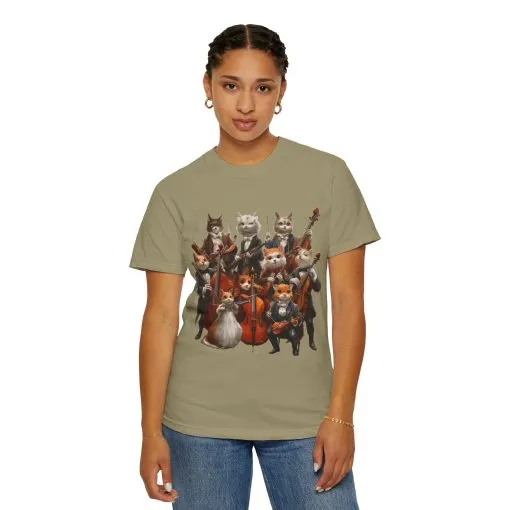 Whimsical Cat Orchestra Unisex T-Shirt - Perfect Gift for Animal Lovers - Image 20