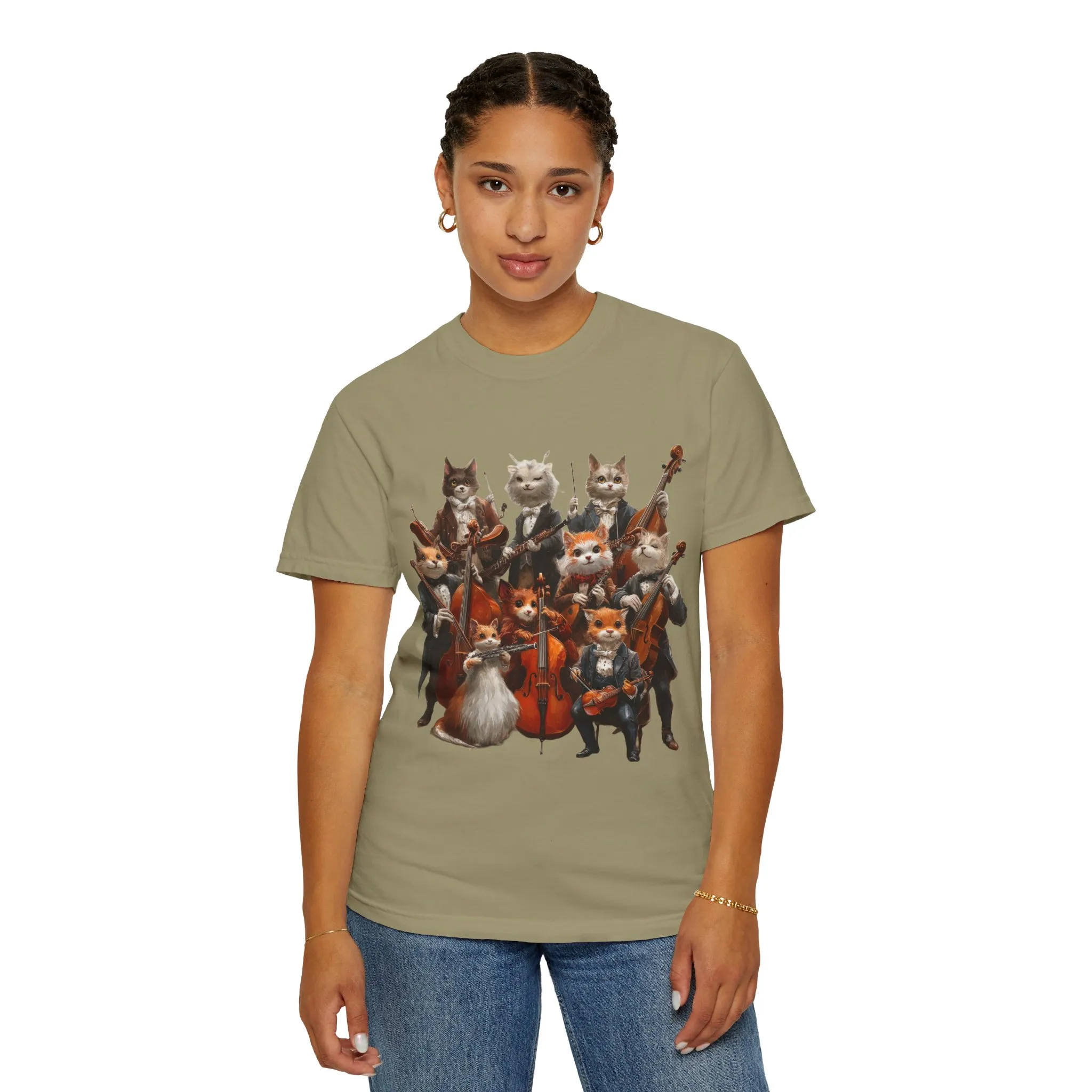Whimsical Cat Orchestra Unisex T-Shirt - Perfect Gift for Animal Lovers - Image 20