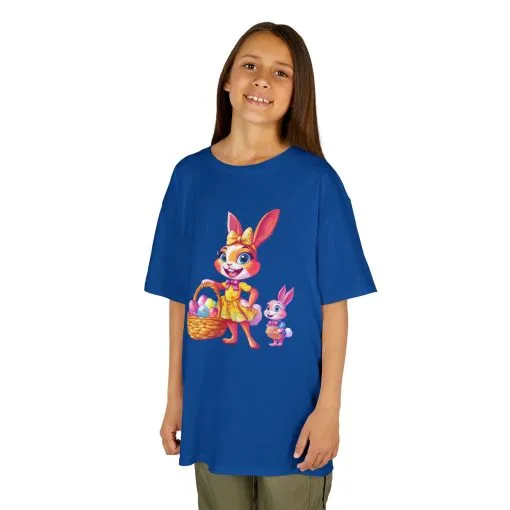Easter Bunny Kids Tee - Cute Cotton T-Shirt for Spring Celebrations - Image 24
