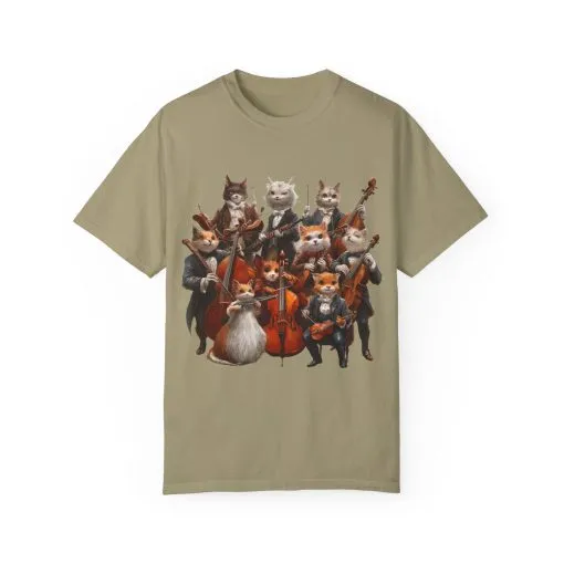Whimsical Cat Orchestra Unisex T-Shirt - Perfect Gift for Animal Lovers - Image 17