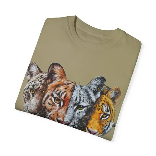 Wildlife Fusion Unisex Garment-Dyed T-Shirt - Image 10