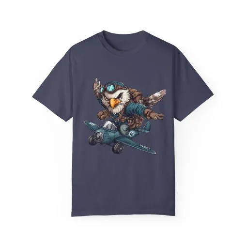 Adventure Owl Unisex Garment-Dyed T-Shirt - Perfect for Flyers and Animal Lovers - Image 33