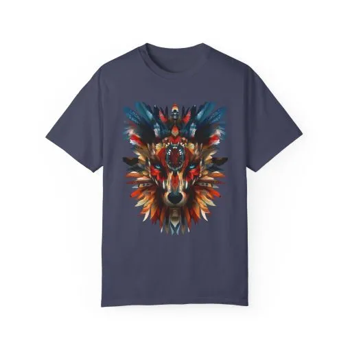 Vibrant Wolf Graphic Unisex T-Shirt - Nature Lover Apparel - Image 29