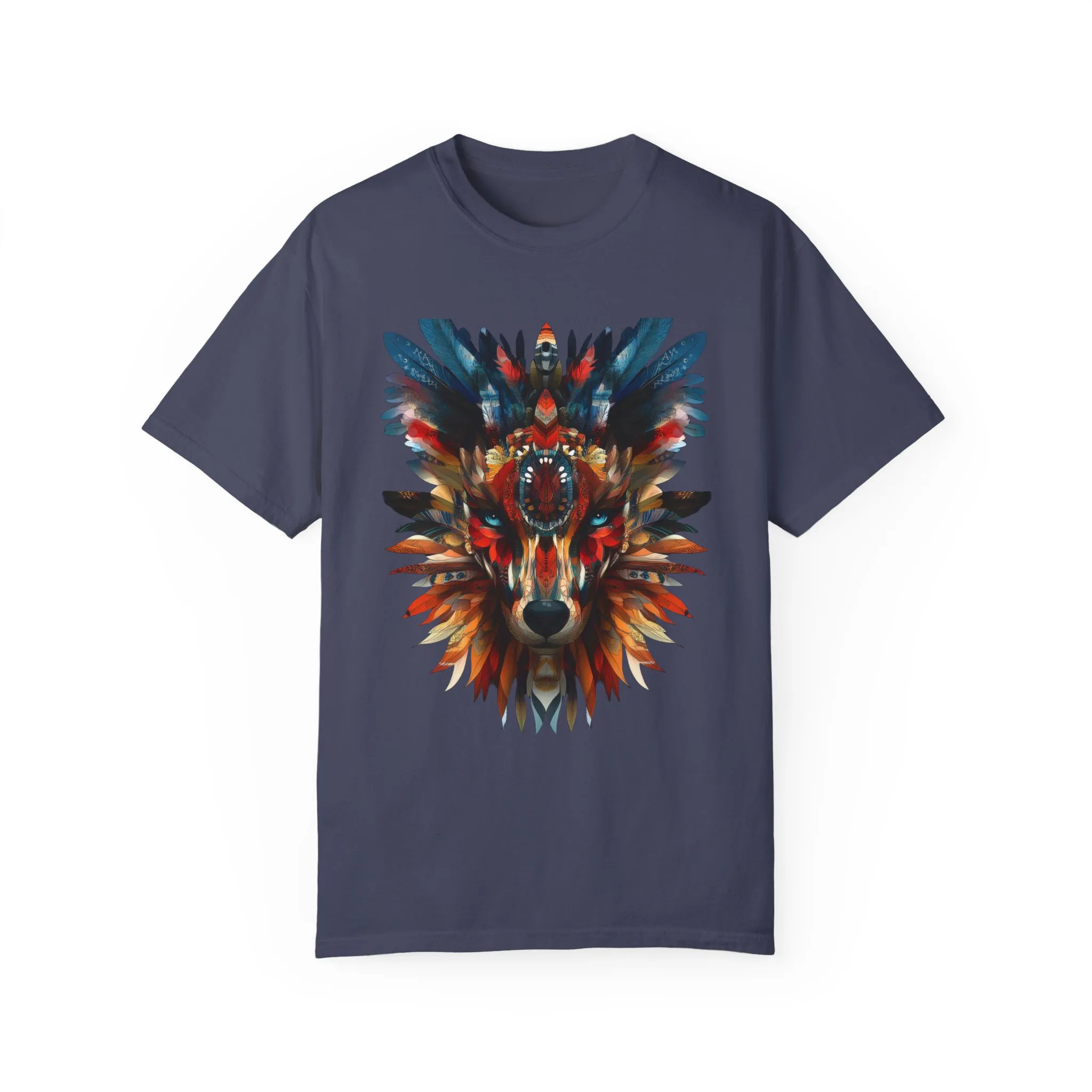 Vibrant Wolf Graphic Unisex T-Shirt - Nature Lover Apparel - Image 29