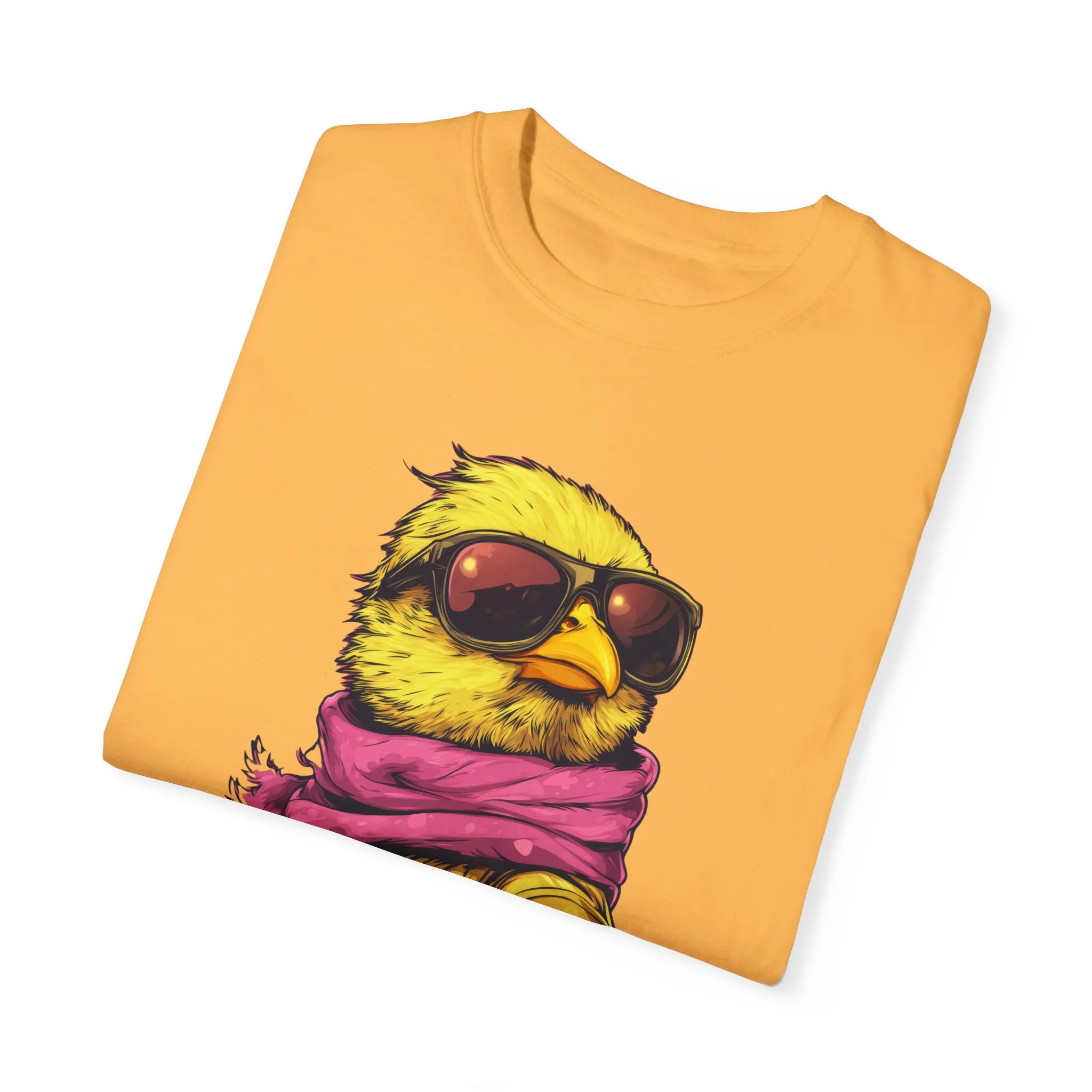 Cool Chick Unisex Garment-Dyed T-Shirt - Fun Bird Design - Image 14
