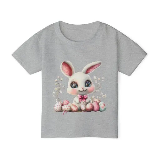 Adorable Easter Bunny Toddler T-Shirt - Cute Kids Spring Tee - Image 3
