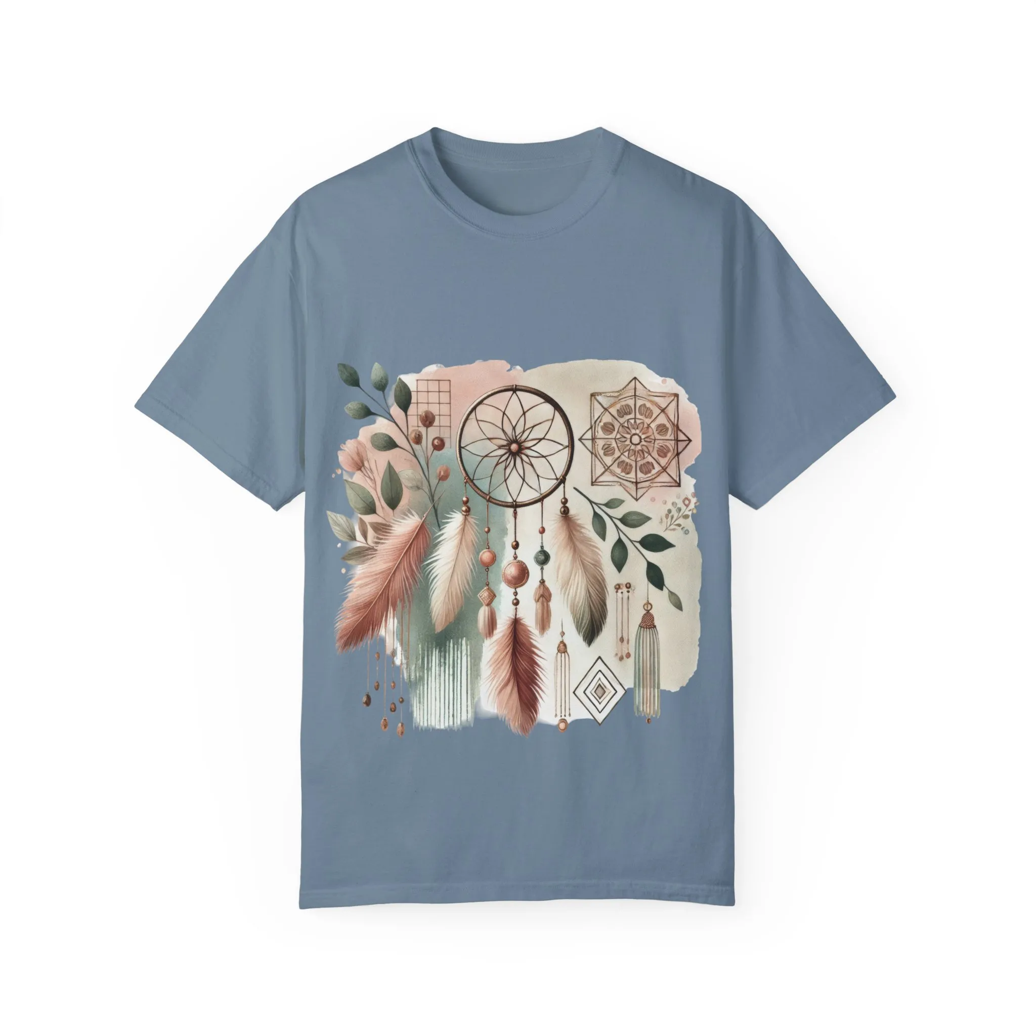 Dreamcatcher Boho T-Shirt | Unisex Garment-Dyed Tee for Spiritual Vibes - Image 33