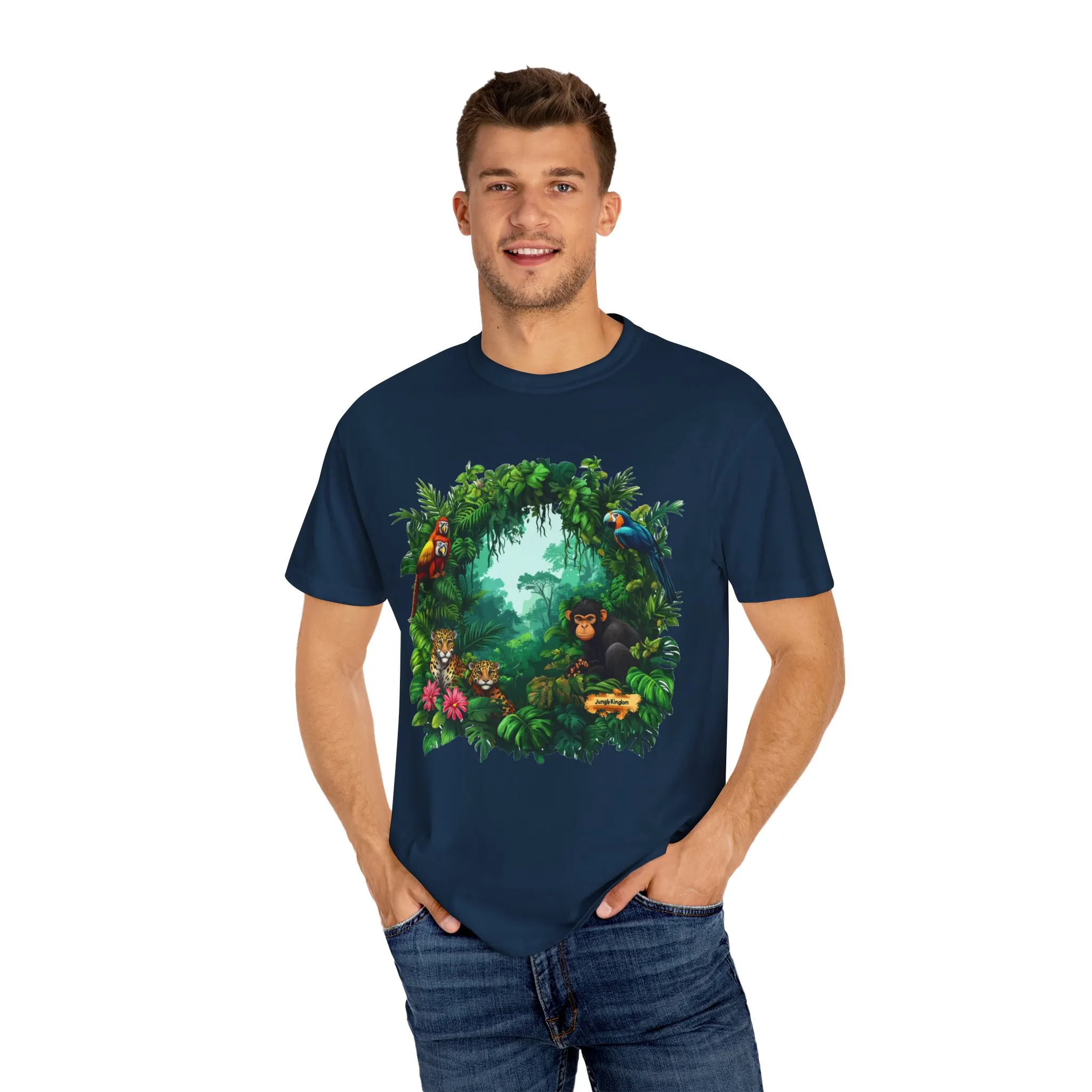 Tropical Jungle Animal T-Shirt | Unisex Garment-Dyed Tee for Nature Lovers - Image 15