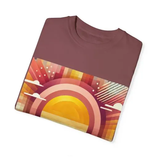 Retro Sunset Unisex T-Shirt - Beach Vibes Tee for Summer Adventures - Image 10
