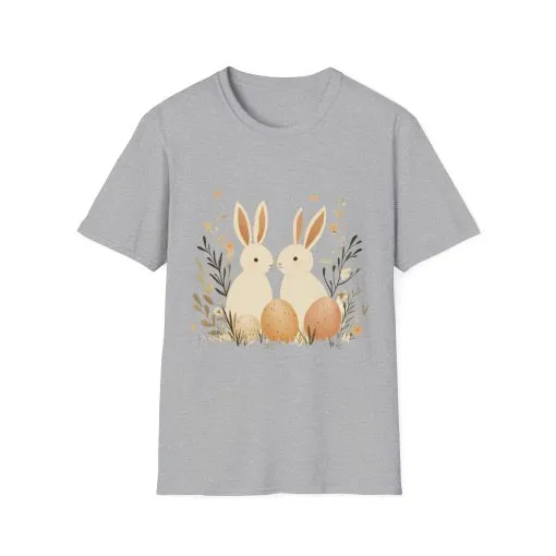 Easter Bunny Graphic Unisex Softstyle T-Shirt