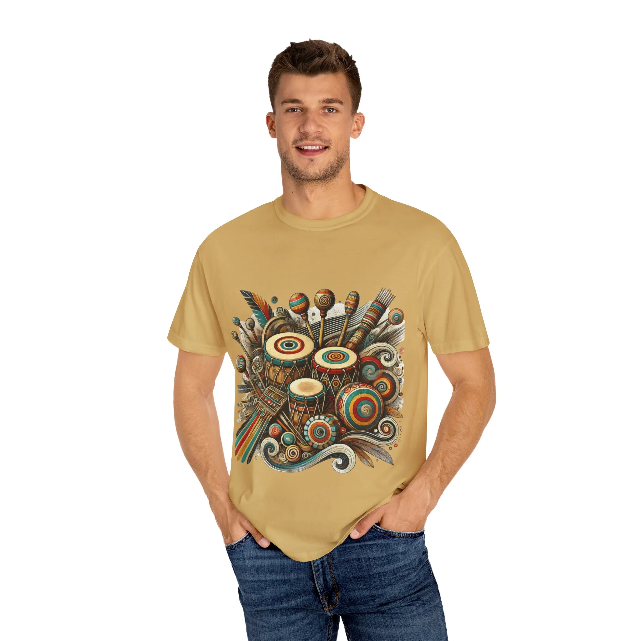 Colorful Bohemian Music Festival T-Shirt - Image 19
