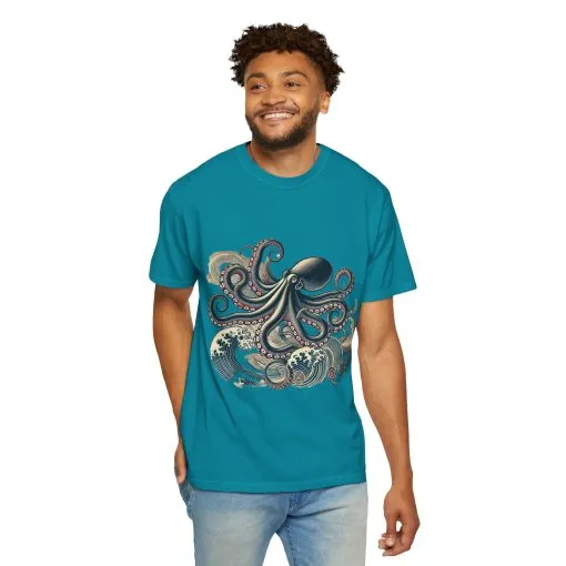 Unisex Ocean-Inspired Octopus T-Shirt - Nautical Graphic Tee - Image 12