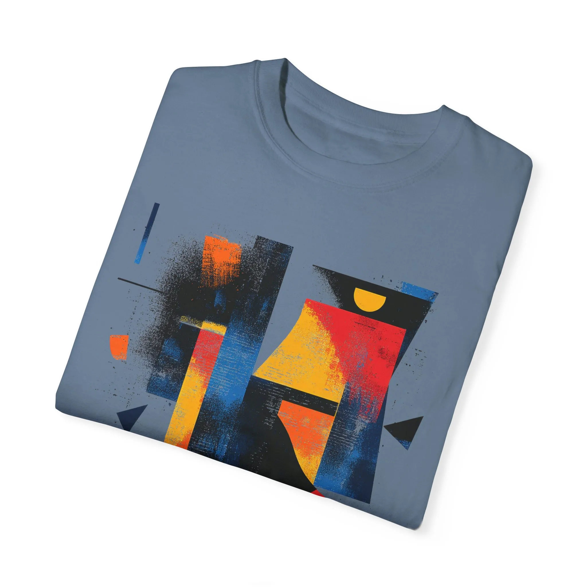 Colorful Abstract Art T-Shirt | Unisex Garment-Dyed Tee - Image 30