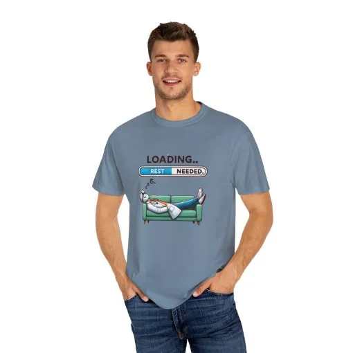 Loading Rest Needed Unisex Garment-Dyed T-Shirt - Image 31