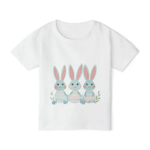 Cute Bunny Toddler T-Shirt for Easter Celebrations - Image 2